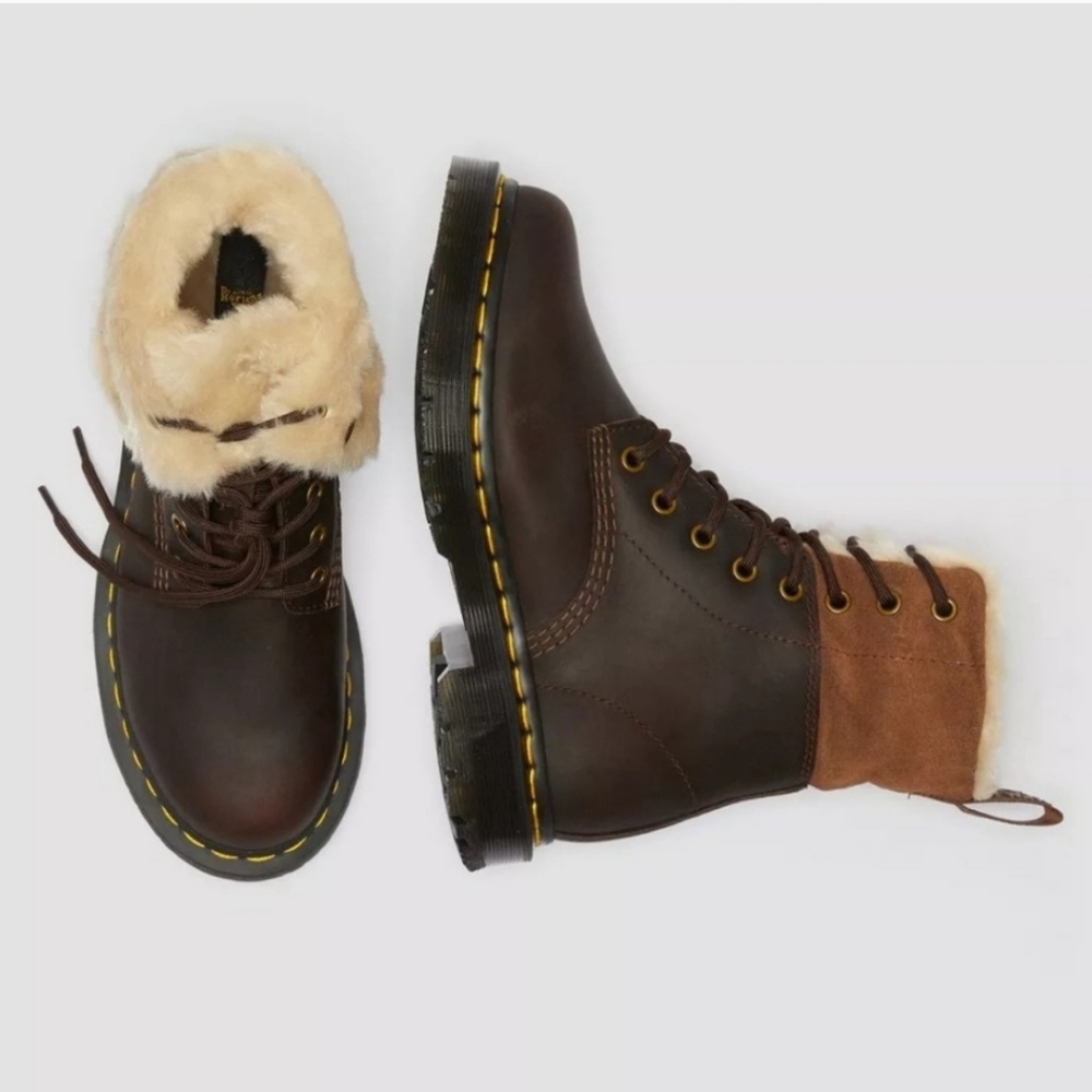Dr Martens KOLBERT 1460 Wintergrip brown size 6